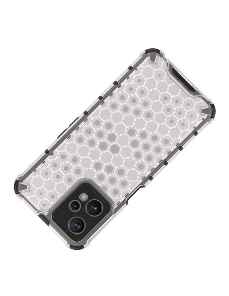 Korinis dėklas, šarvuotas dangtelis su gelio rėmeliu, skirtas Realme 9 Pro, skaidrus Korinis dėklas, šarvuotas dangtelis su gelio rėmeliu, skirtas Realme 9 Pro, skaidrus
