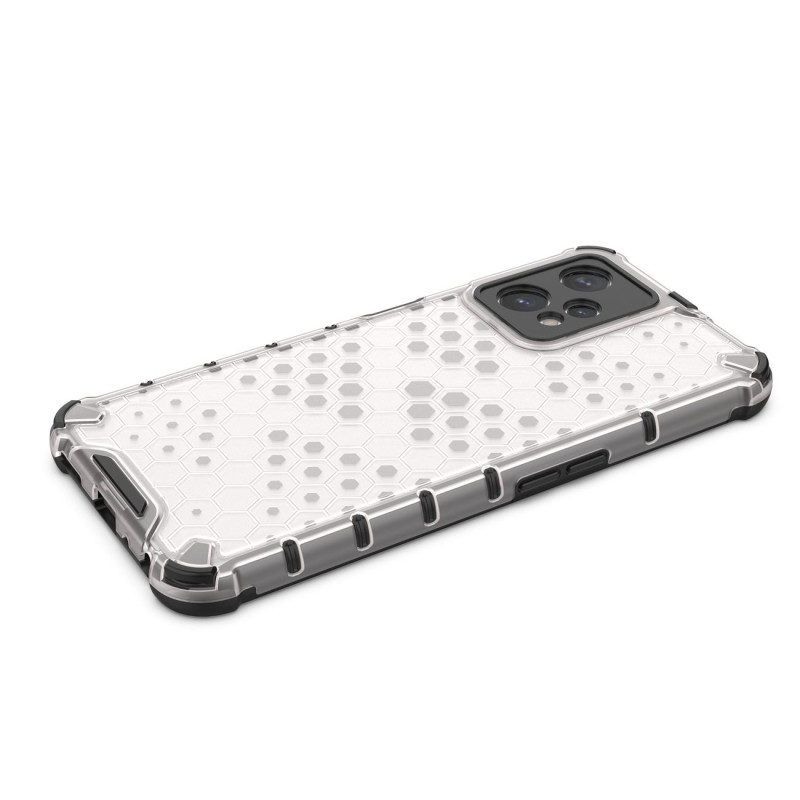 Korinis dėklas, šarvuotas dangtelis su gelio rėmeliu, skirtas Realme 9 Pro, skaidrus