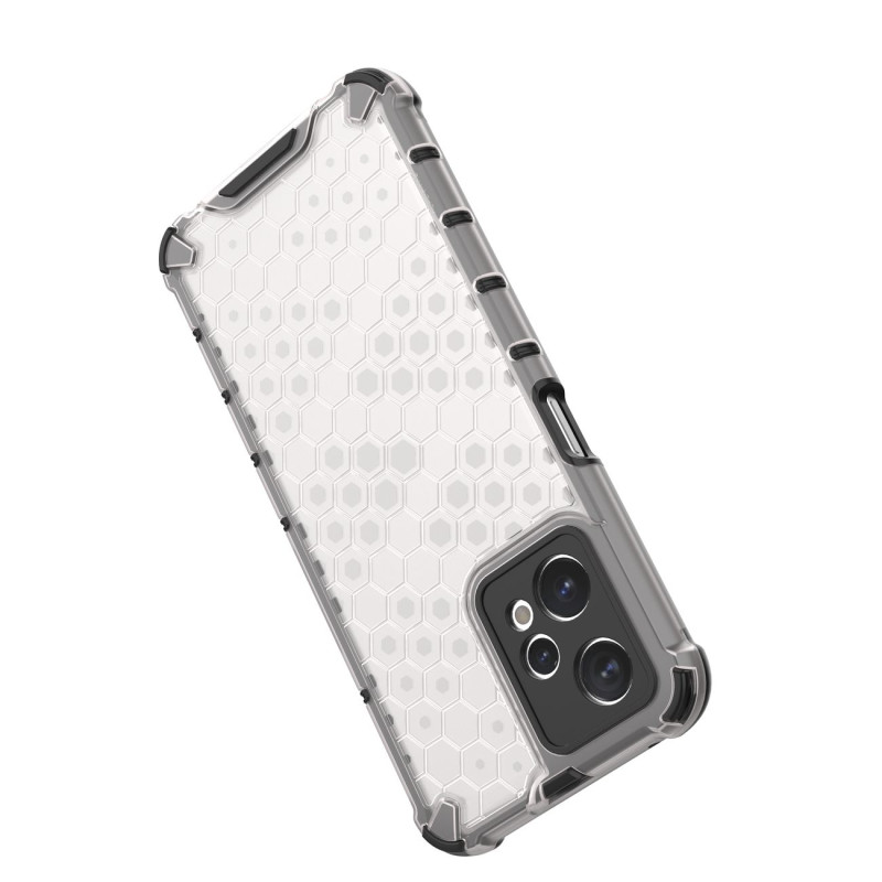 Korinis dėklas, šarvuotas dangtelis su gelio rėmeliu, skirtas Realme 9 Pro, skaidrus