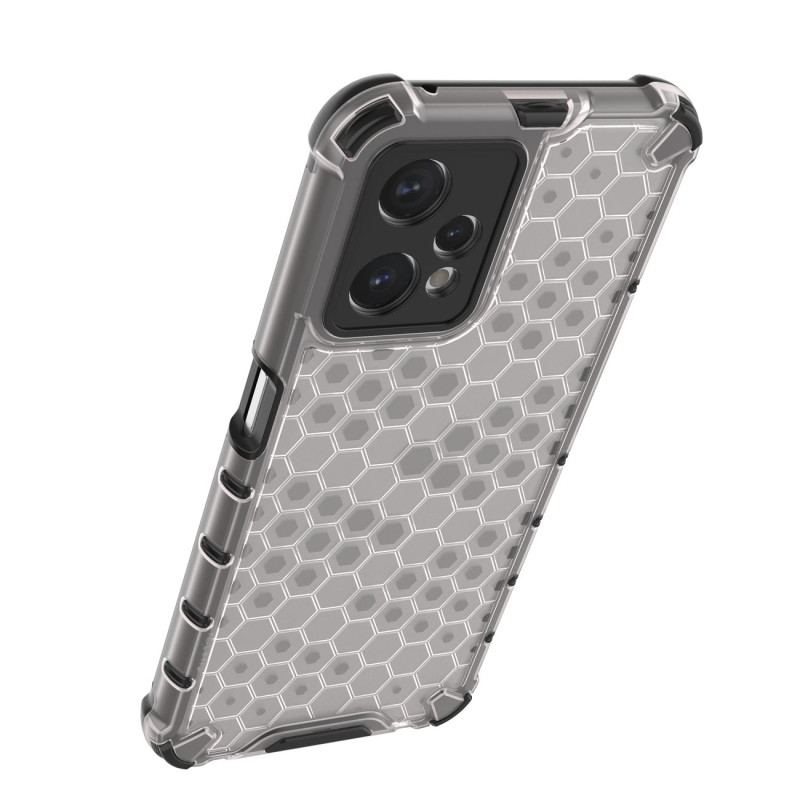 Korinis dėklas, šarvuotas dangtelis su gelio rėmeliu, skirtas Realme 9 Pro, skaidrus
