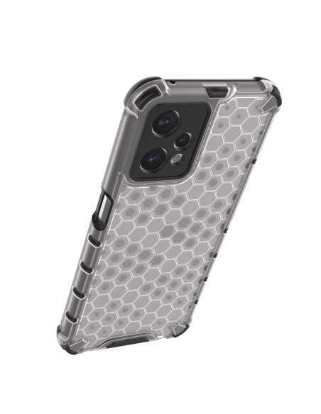 Korinis dėklas, šarvuotas dangtelis su gelio rėmeliu, skirtas Realme 9 Pro, skaidrus Korinis dėklas, šarvuotas dangtelis su gelio rėmeliu, skirtas Realme 9 Pro, skaidrus