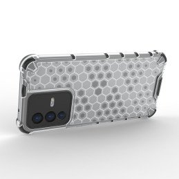 Korinio korpuso šarvuotas dangtelis su gelio rėmeliu Vivo V23 5G skaidrus