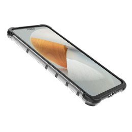 Korinio korpuso šarvuotas dangtelis su gelio rėmeliu Vivo V23 5G skaidrus