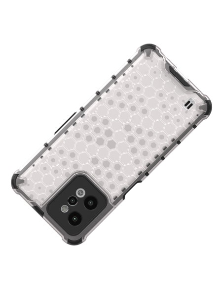 Korinis dėklas, šarvuotas dangtelis su geliniu rėmeliu, skirtas Realme C31, skaidrus