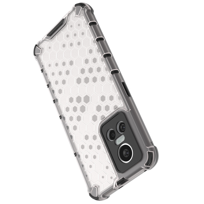 Korinis šarvuotas dėklas su gelio rėmeliu, skirtas Realme GT Neo 3 juodas