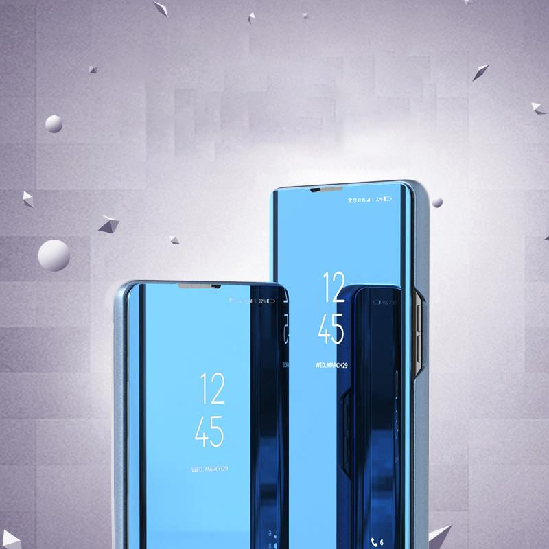 Clear View Case Huawei nova 8i juodas atverčiamas dėklas