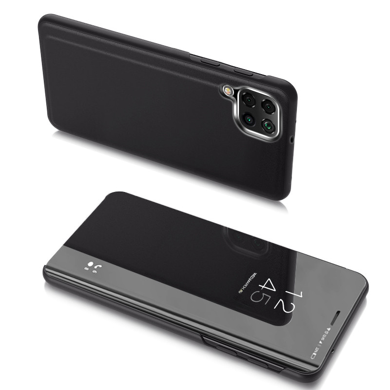 Clear View Case atverčiamas dangtelis, skirtas Samsung Galaxy M53 5G juodas Clear View Case atverčiamas dangtelis, skirtas Samsung Galaxy M53 5G juodas