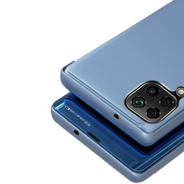 Clear View Case atverčiamas dangtelis, skirtas Samsung Galaxy M53 5G juodas