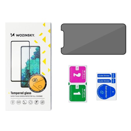 Wozinsky Privacy Glass grūdintas stiklas, skirtas iPhone 14 Pro su apsaugos nuo šnipinėjimo privatumo filtru Wozinsky Privacy Glass grūdintas stiklas, skirtas iPhone 14 Pro su apsaugos nuo šnipinėjimo privatumo filtru