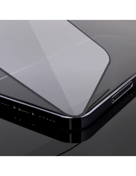 Wozinsky rinkinys iš 2x itin patvaraus viso klijais grūdinto stiklo viso ekrano su rėmeliu patogiu dėklu iPhone 14 Pro M...