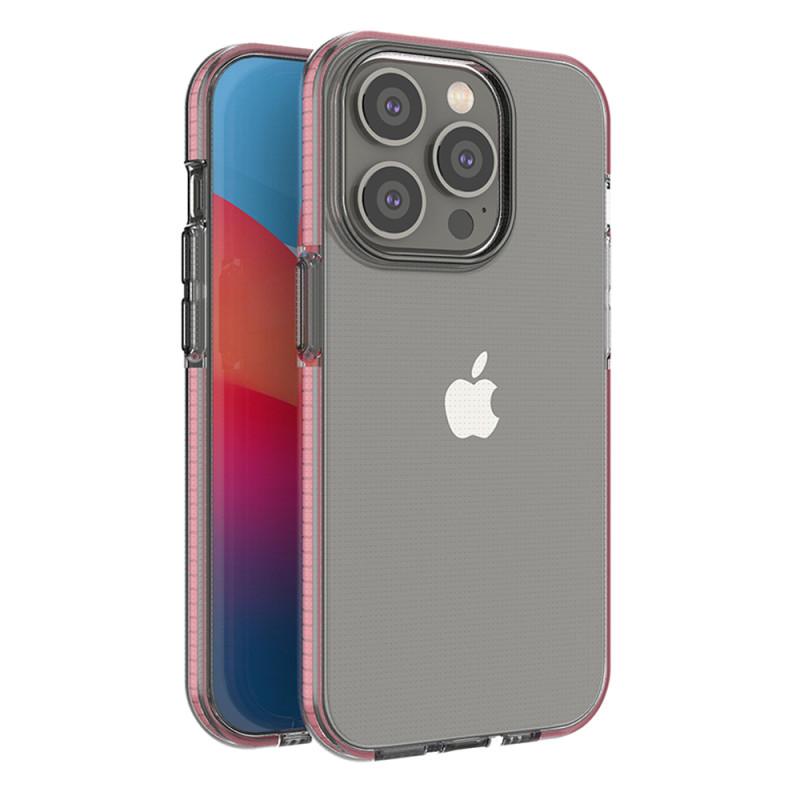 Spring Case iPhone 14 Pro dėklas, silikoninis dangtelis su rėmeliu, šviesiai rožinis Spring Case iPhone 14 Pro dėklas, silikoninis dangtelis su rėmeliu, šviesiai rožinis