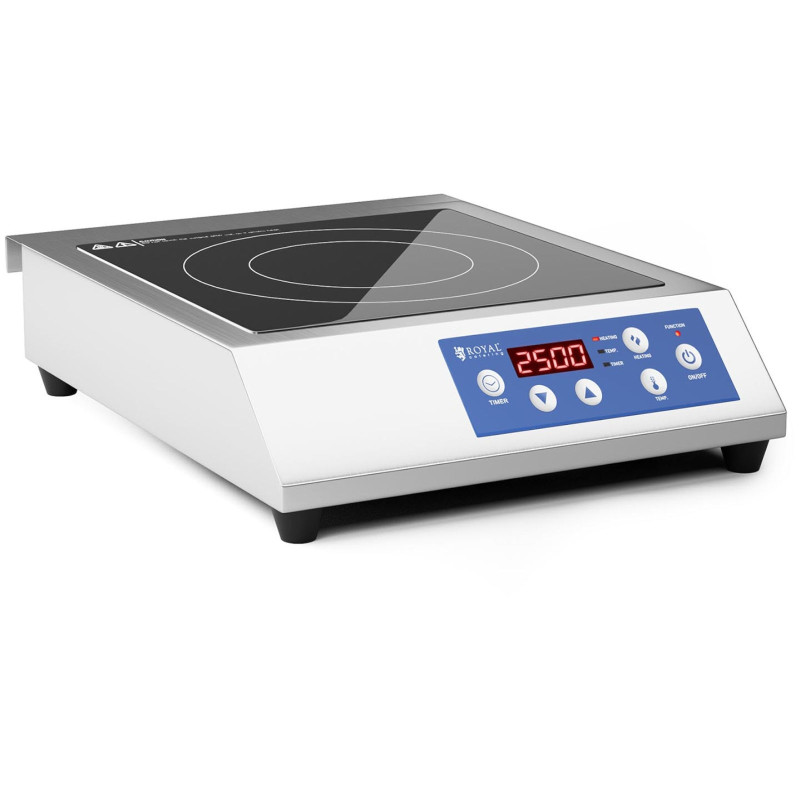 Viryklės indukcinė kaitlentė reguliuojama 1 kaitvietės sk. 28cm LED 3500W