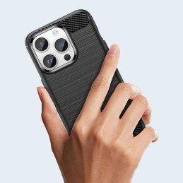 Anglies dėklas, skirtas iPhone 14 Pro Max, lankstus gelio galinis dangtelis, mėlynas