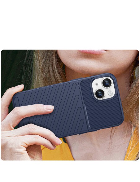 Thunder Case iPhone 14 dėklas, šarvuotas dangtelis, mėlynas Thunder Case iPhone 14 dėklas, šarvuotas dangtelis, mėlynas