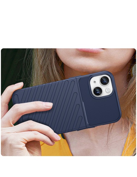 Thunder Case iPhone 14 Plus dėklas, šarvuotas dangtelis, mėlynas Thunder Case iPhone 14 Plus dėklas, šarvuotas dangtelis, mėlynas