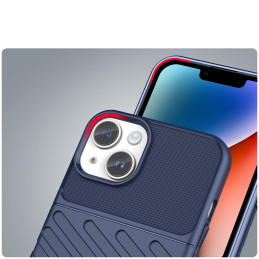Thunder Case iPhone 14 Plus dėklas, šarvuotas dangtelis, mėlynas