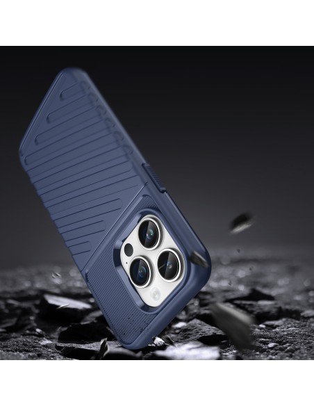 Thunder Case iPhone 14 Pro dėklas, šarvuotas dangtelis, mėlynas