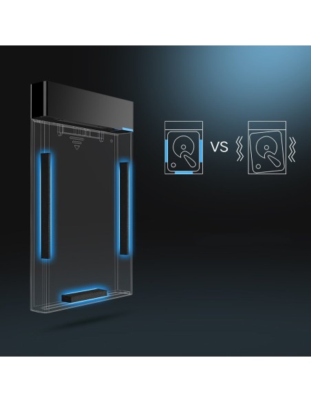 HDD SSD disko korpusas SATA 2.5'' USB 3.2 Gen 1