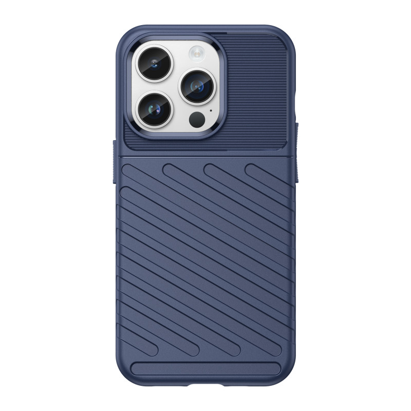 Thunder Case iPhone 14 Pro Max dėklas, šarvuotas dangtelis, mėlynas