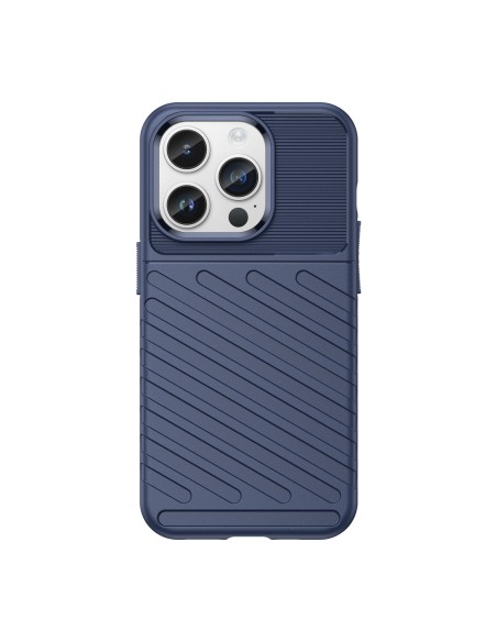 Thunder Case iPhone 14 Pro Max dėklas, šarvuotas dangtelis, mėlynas Thunder Case iPhone 14 Pro Max dėklas, šarvuotas dangtelis, mėlynas