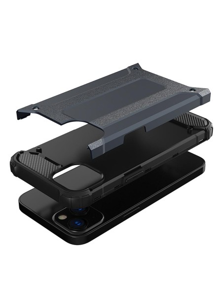 Hybrid Armor dėklas iPhone 14 šarvuotas hibridinis dangtelis juodas Hybrid Armor dėklas iPhone 14 šarvuotas hibridinis dangtelis juodas