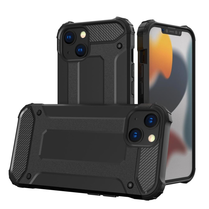 Hybrid Armor dėklas iPhone 14 Plus, šarvuotas hibridinis dangtelis, juodas Hybrid Armor dėklas iPhone 14 Plus, šarvuotas hibridinis dangtelis, juodas