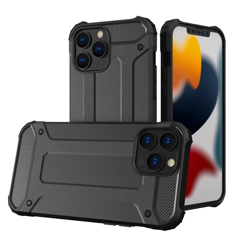 Hybrid Armor iPhone 14 Pro dėklas, šarvuotas hibridinis dangtelis, juodas Hybrid Armor iPhone 14 Pro dėklas, šarvuotas hibridinis dangtelis, juodas