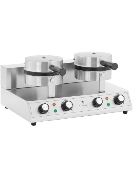 Vaflinė keptuvė dviguba širdelės formos vaflinė di. 2 x 180 mm 2 x 1000 W Vaflinė keptuvė dviguba širdelės formos vaflinė di. 2 x 180 mm 2 x 1000 W