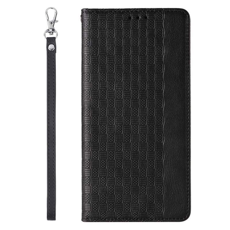 Magnetinio dirželio dėklas iPhone 14 dėklas, atverčiamas dangtelis, piniginė, mini diržas, stovas, juodas