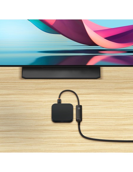 Išorinė tinklo plokštė LAN USB Type A RJ45 100Mbps pilka