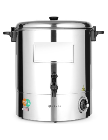Warnik plieno karšto vyno vandens šildytuvas 2200W 30L - Hendi 209905