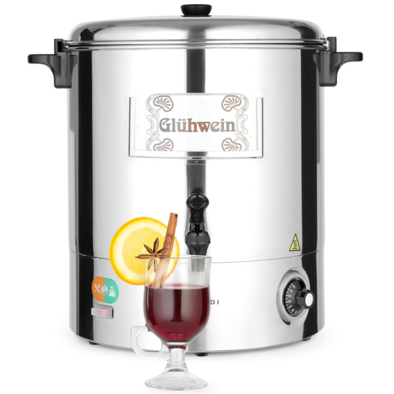 Warnik plieno karšto vyno vandens šildytuvas 2200W 30L - Hendi 209905