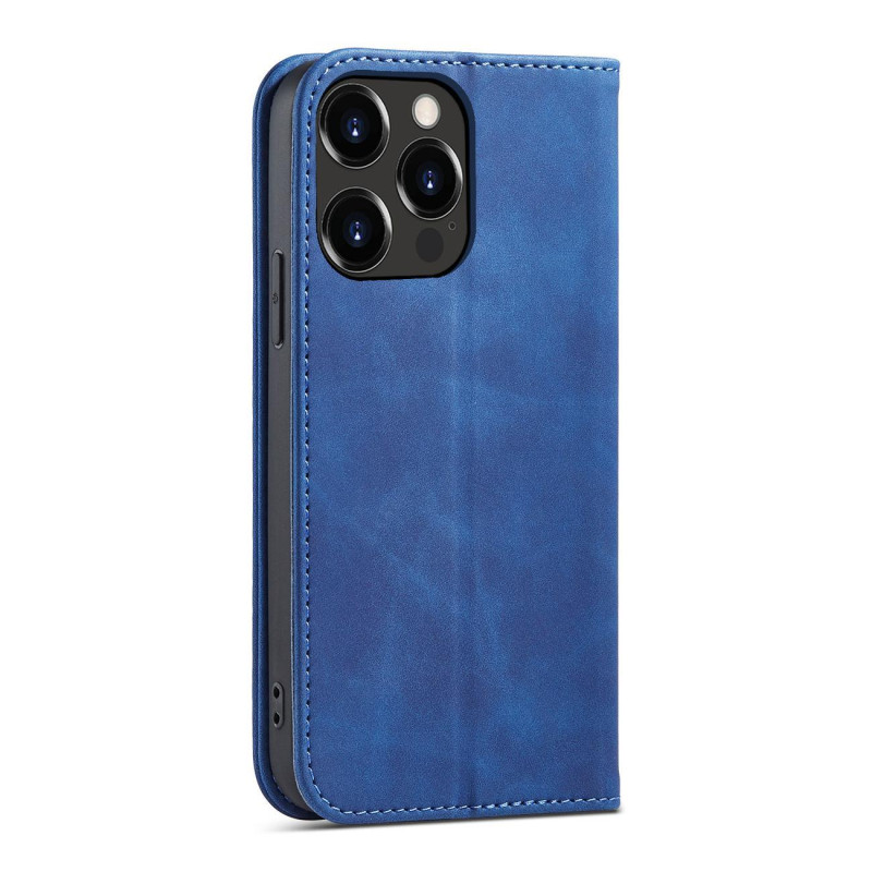 Magnetinis Fancy Dėklas, skirtas iPhone 14 Pro Max, dangtelis su atvartu, piniginės stovas, mėlynas
