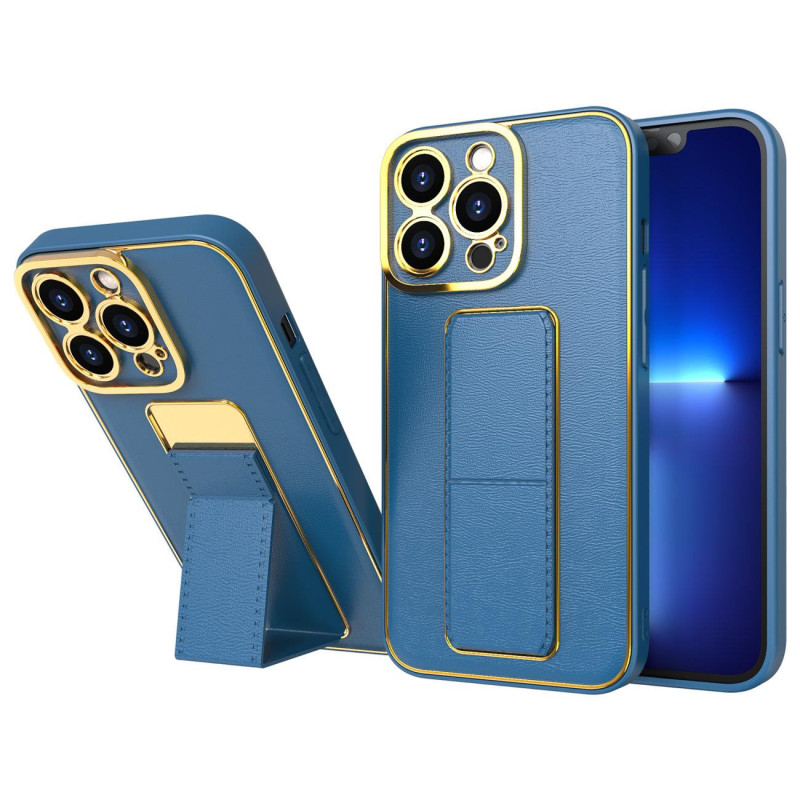 Naujas Kickstand Case dėklas iPhone 13 su stovu, mėlynas Naujas Kickstand Case dėklas iPhone 13 su stovu, mėlynas