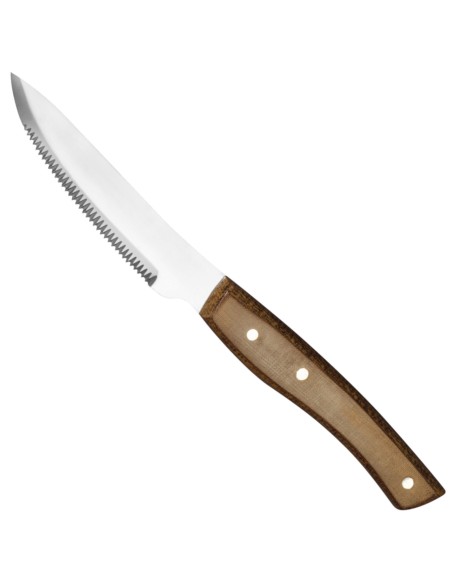 Kepsnių peilis su dantimis, nerūdijančio pluošto rankena, ilgis 120 mm - Hendi 841099