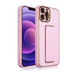 Naujas Kickstand Case dėklas, skirtas iPhone 13 Pro su stovu, rožinis