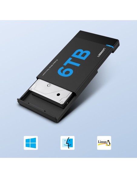 HDD SSD disko korpusas SATA 2.5'' USB 3.2 Gen 1