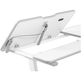Rašomasis stalas vaikams su reguliuojamu viršumi ir 120 x 66 x 60-76 cm aukščiu