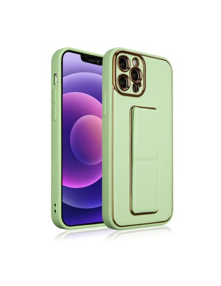 Naujas Kickstand Case dėklas skirtas iPhone 13 Pro su žaliu stovu Naujas Kickstand Case dėklas skirtas iPhone 13 Pro su žaliu stovu