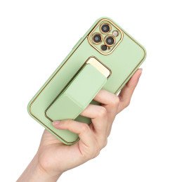 Naujas Kickstand Case dėklas skirtas iPhone 13 Pro Max su raudonu stovu