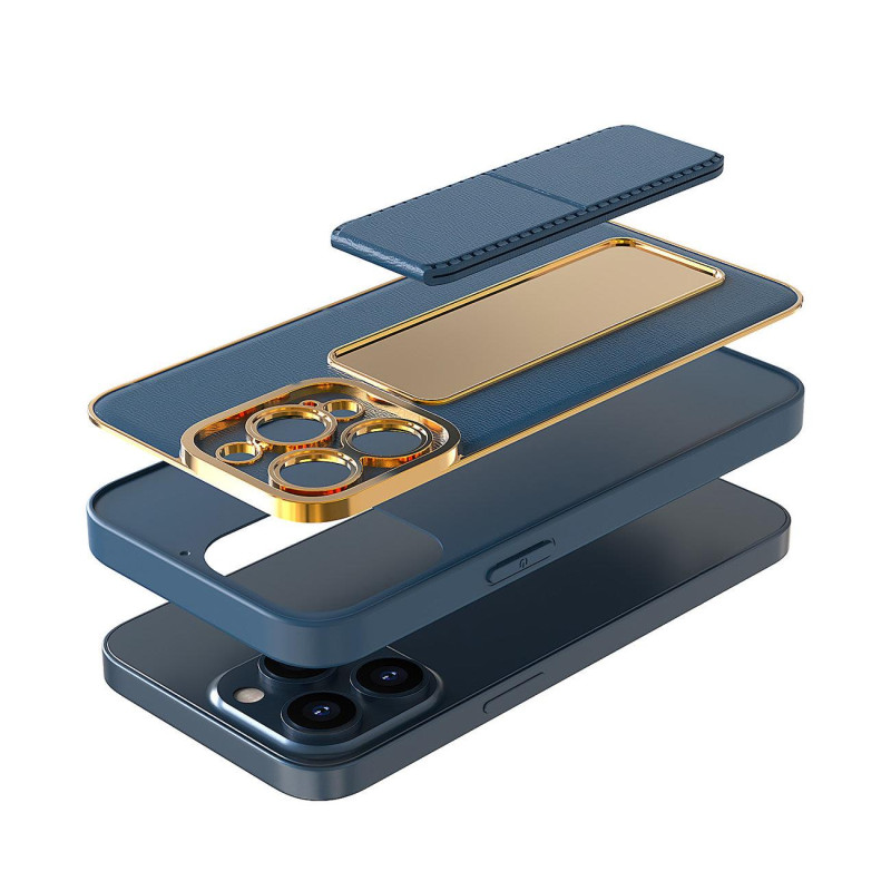 Naujas Kickstand Case dėklas, skirtas iPhone 13 Pro Max su stovu, rožinis
