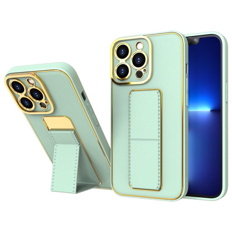 Naujas kickstand dėklas, skirtas Samsung Galaxy A12 5G su žaliu stovu Naujas kickstand dėklas, skirtas Samsung Galaxy A12 5G su žaliu stovu