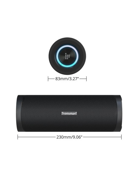 Belaidis Bluetooth garsiakalbis T6 Pro 45W + LED juodas Belaidis Bluetooth garsiakalbis T6 Pro 45W + LED juodas