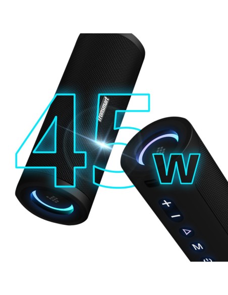 Belaidis Bluetooth garsiakalbis T6 Pro 45W + LED juodas Belaidis Bluetooth garsiakalbis T6 Pro 45W + LED juodas