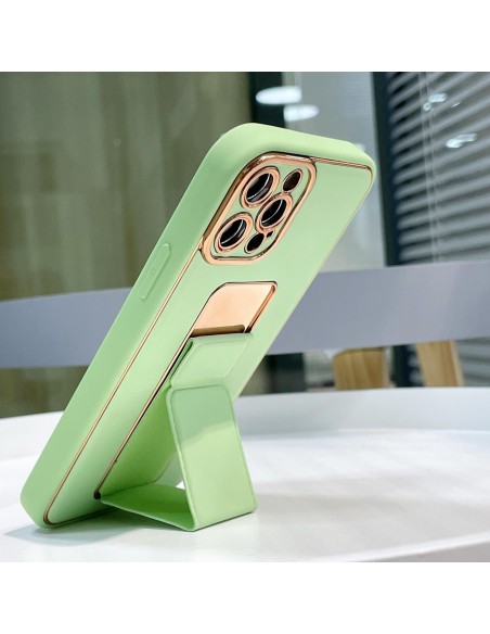 Naujas Kickstand Case dėklas skirtas iPhone 12 su raudonu stovu