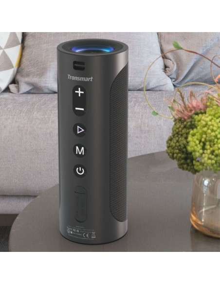 Belaidis Bluetooth garsiakalbis T6 Pro 45W + LED juodas Belaidis Bluetooth garsiakalbis T6 Pro 45W + LED juodas
