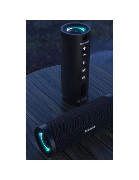 Belaidis Bluetooth garsiakalbis T6 Pro 45W + LED juodas Belaidis Bluetooth garsiakalbis T6 Pro 45W + LED juodas