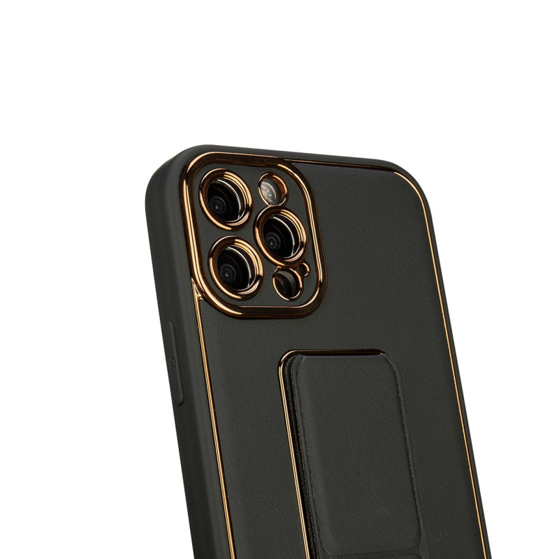 Naujas Kickstand Case dėklas skirtas iPhone 12 Pro su stovu, rožinis