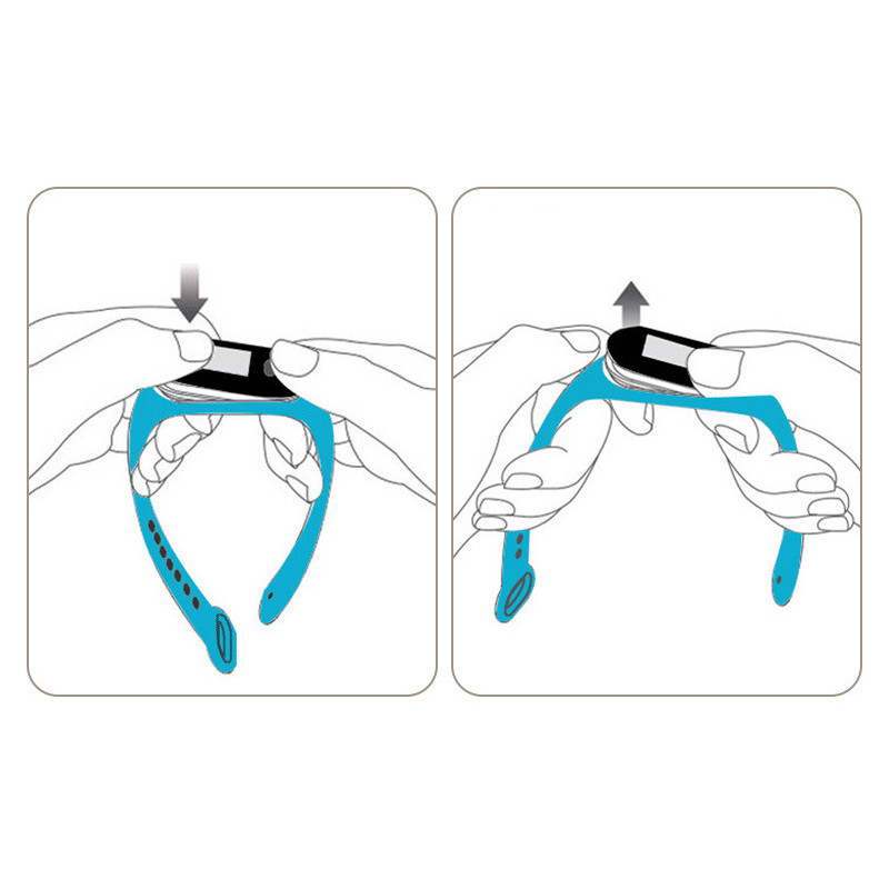 Pakaitinė silikoninė apyrankė, skirta Xiaomi Smart Band 7 dirželio apyrankei Oranžinė apyrankė