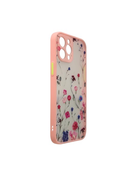 Dizainas iPhone 12 Pro dėklas, rožinės spalvos gėlėtas dangtelis Dizainas iPhone 12 Pro dėklas, rožinės spalvos gėlėtas dangtelis